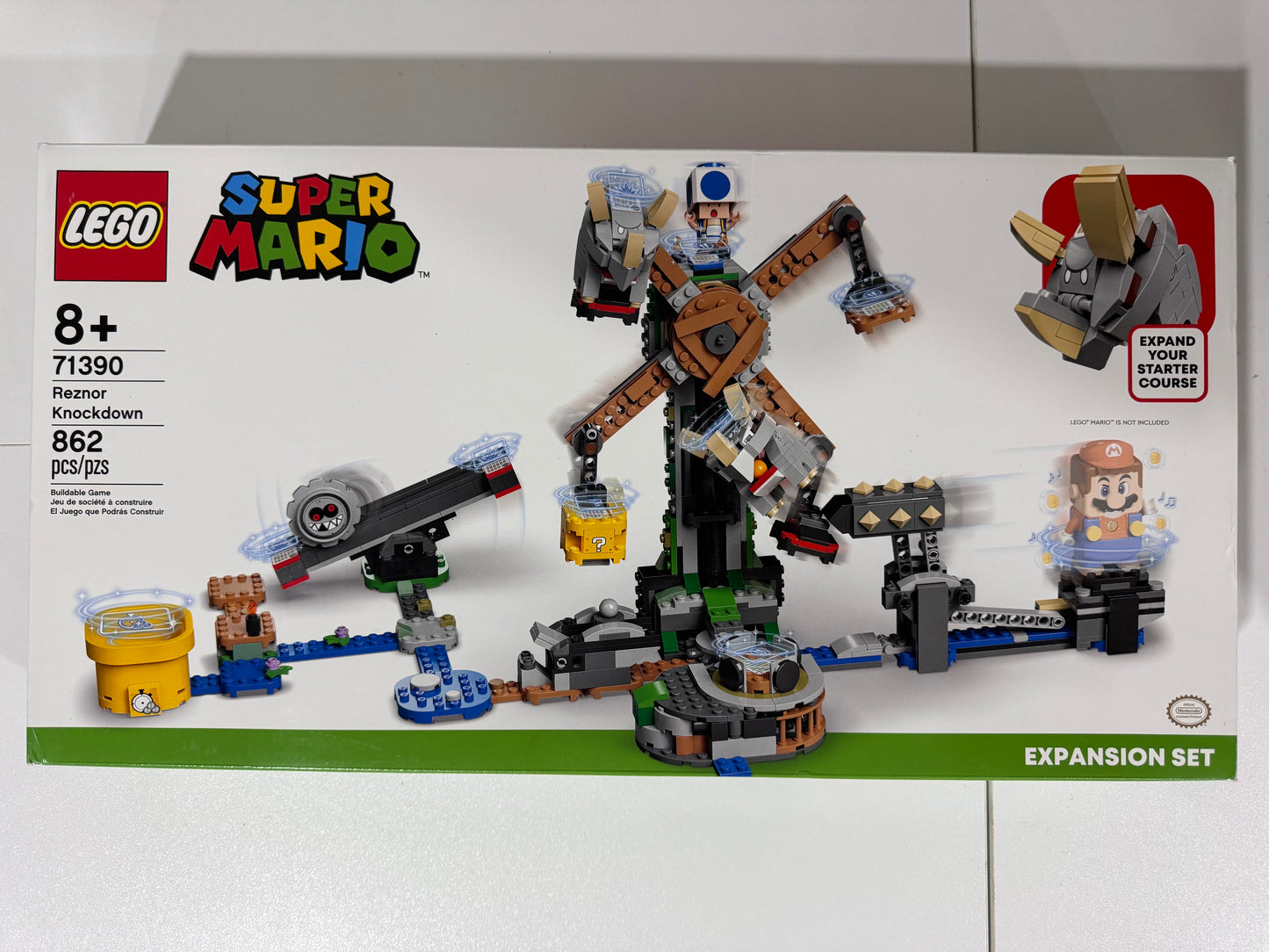 New & Sealed! Lego 71390 Super Mario Reznor Knockdown Expansion Set 🔥