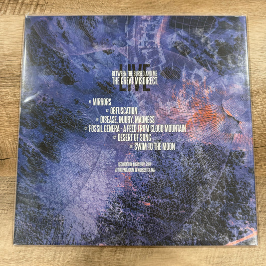 Between the Buried and Me The Great Misdirect Live Splatter Vinyl 2xLP LE500