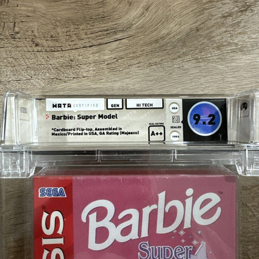 Barbie: Super Model (SEGA GENESIS) WATA 9.4 A++ Graded New Sealed 1993