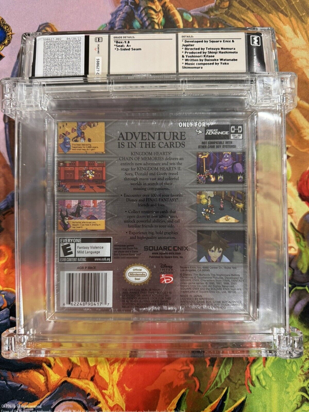 Kingdom Hearts: Chain of Memories - Nintendo GBA - WATA 9.8 - Sealed A+