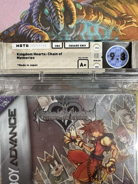 Kingdom Hearts: Chain of Memories - Nintendo GBA - WATA 9.8 - Sealed A+