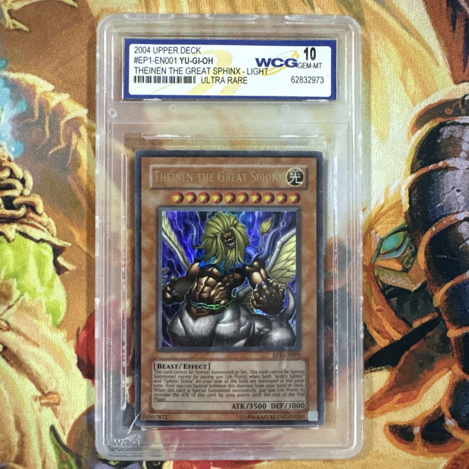 WCG GEM-MT 10: Theinen the Great Sphinx EP1-EN001 2004 Unlimited Ultra Game Source WCG GEM-MT 10: Theinen the Great Sphinx EP1-EN001 2004 Unlimited Ultra Game Source
