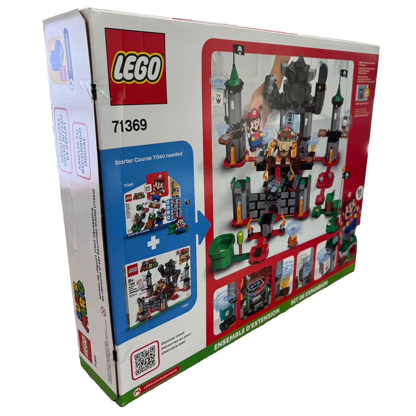 Lego Super Mario 71369 Bowser's Castle Boss Battle Expansion Set New & SEALED!