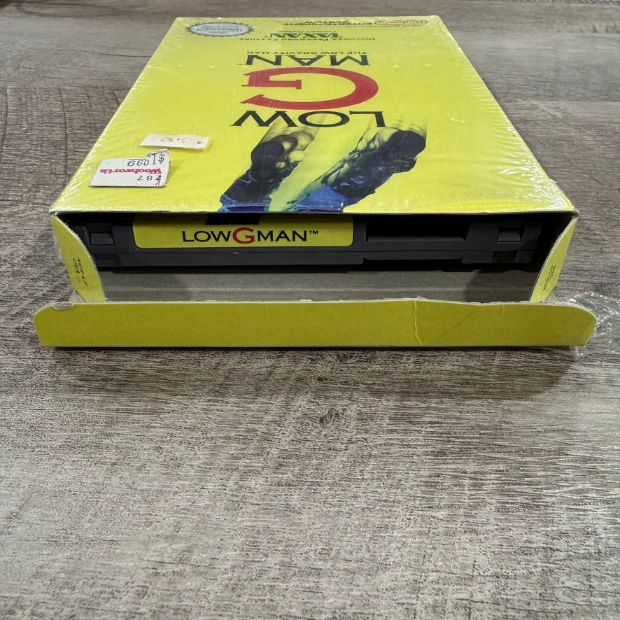 Low G Man: The Low Gravity Man (Nintendo NES, 1990) STILL IN PLASTIC & CLEAN!🔥