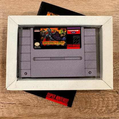 Super Ghouls ‘N Ghosts (Super Nintendo, SNES 1999) W/Game Box & Manual🔥Capcom🔥