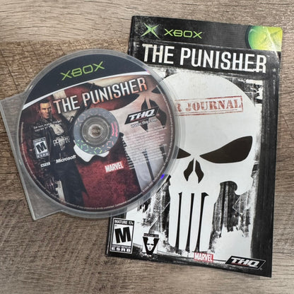 The Punisher (Microsoft Xbox, 2005) Beautiful Disc & Manual! Tested & Working!