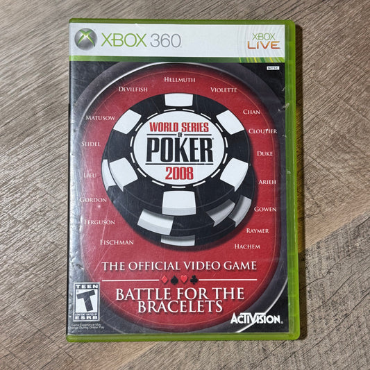 World Series of Poker 2008 (Microsoft Xbox 360)