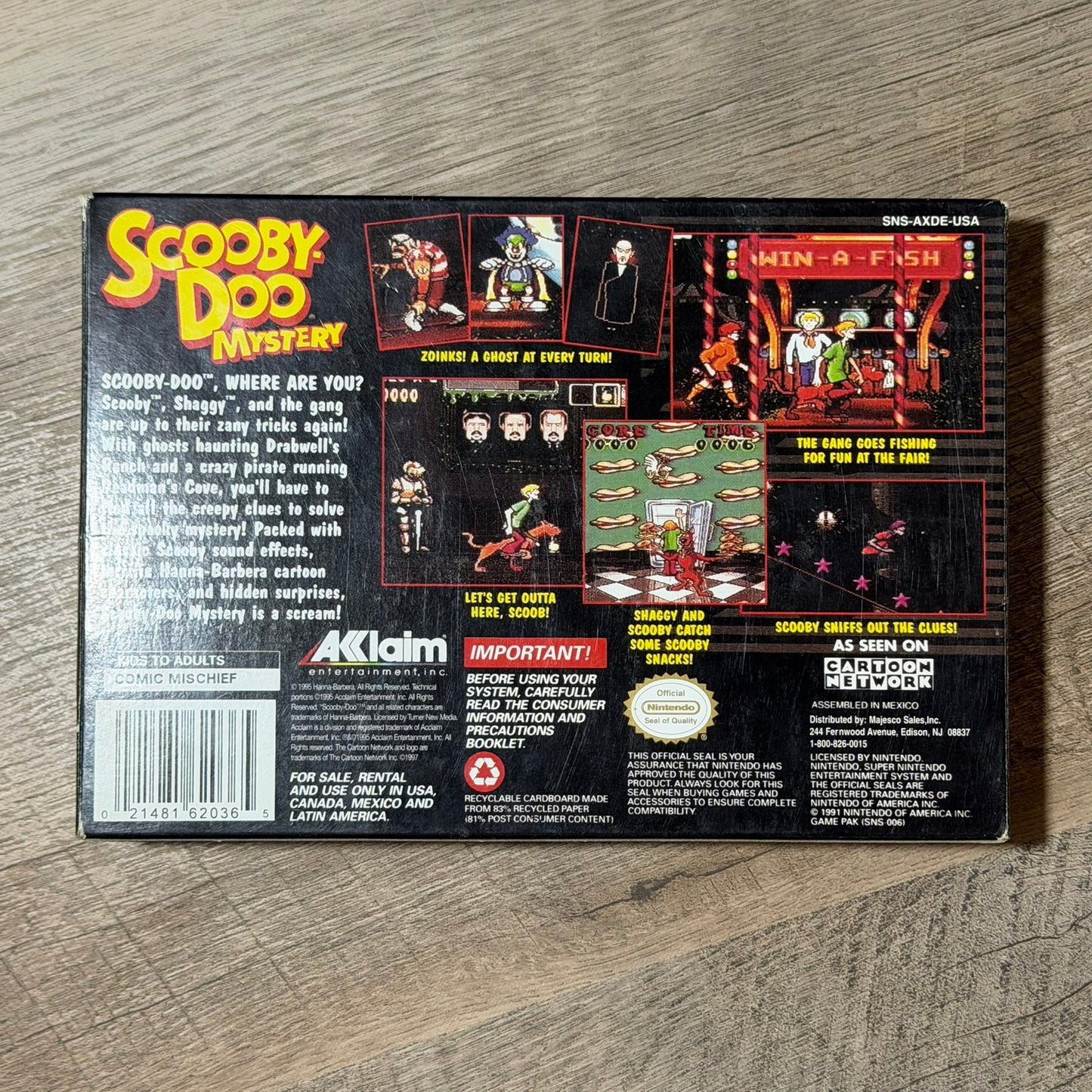 Scooby-Doo Mystery (Super Nintendo, SNES)