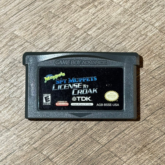 Spy Muppets: License To Croak (Nintendo GameBoy Advance, GBA)