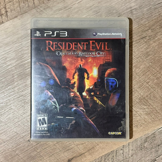 Resident Evil: Operation Raccoon City (Sony Playstation 3, PS3)
