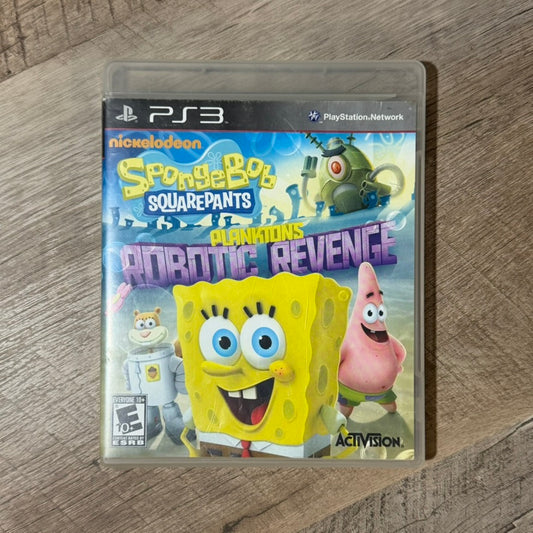 Spongebob Squarepants: Planktons Robotic Revenge (Sony Playstation 3, PS3)