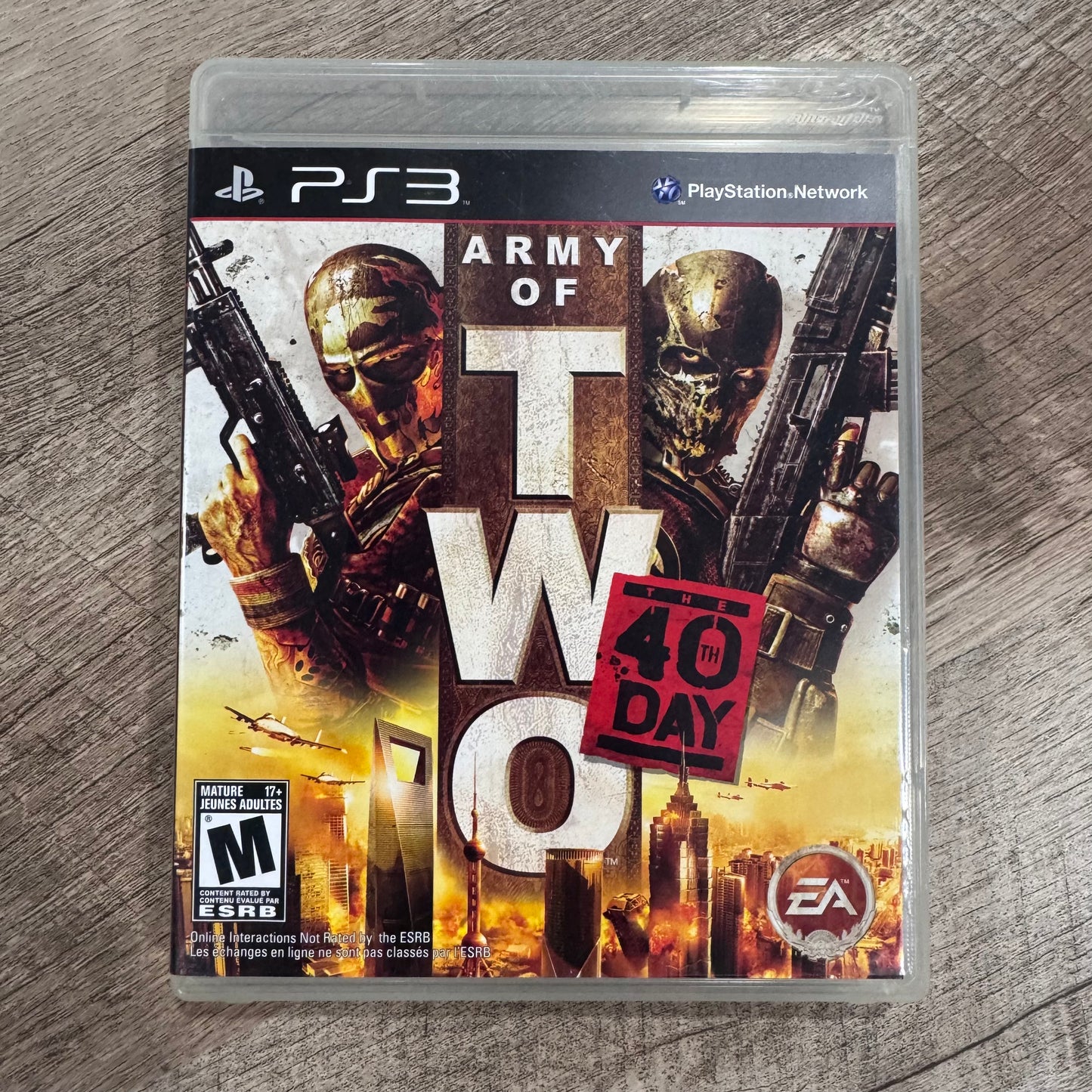 Army of Two: The 40th Day (Sony Playstation 3, PS3)