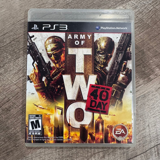 Army of Two: The 40th Day (Sony Playstation 3, PS3)