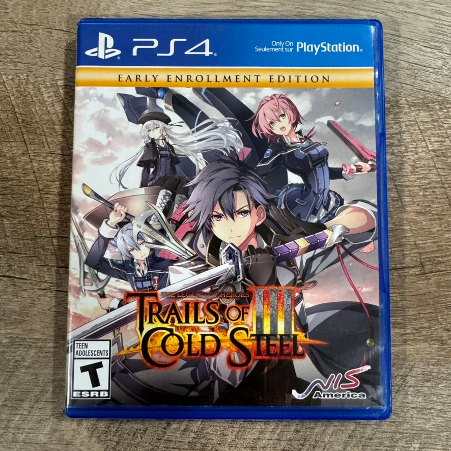 LOH Trails of Cold Steel III 3 Early Enrollment Edition (PS4) FULLY CIB & MINT!