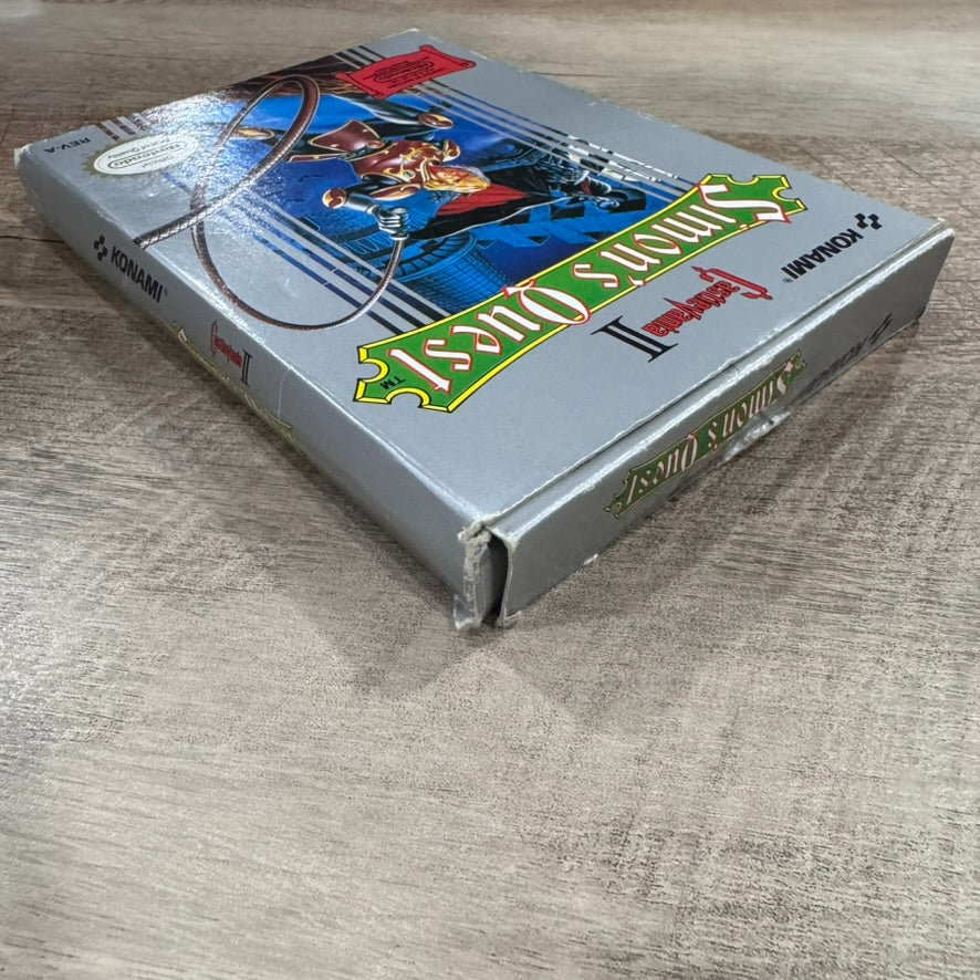 Castlevania II 2 Simon's Quest (Nintendo NES, 1988) W/ Nice Box & MINT CART!