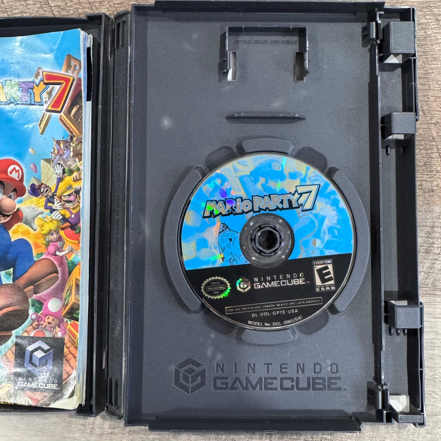 Mario Party 7 (Nintendo GameCube, 2005) Complete In Box W/ Manual & Nice Disc!