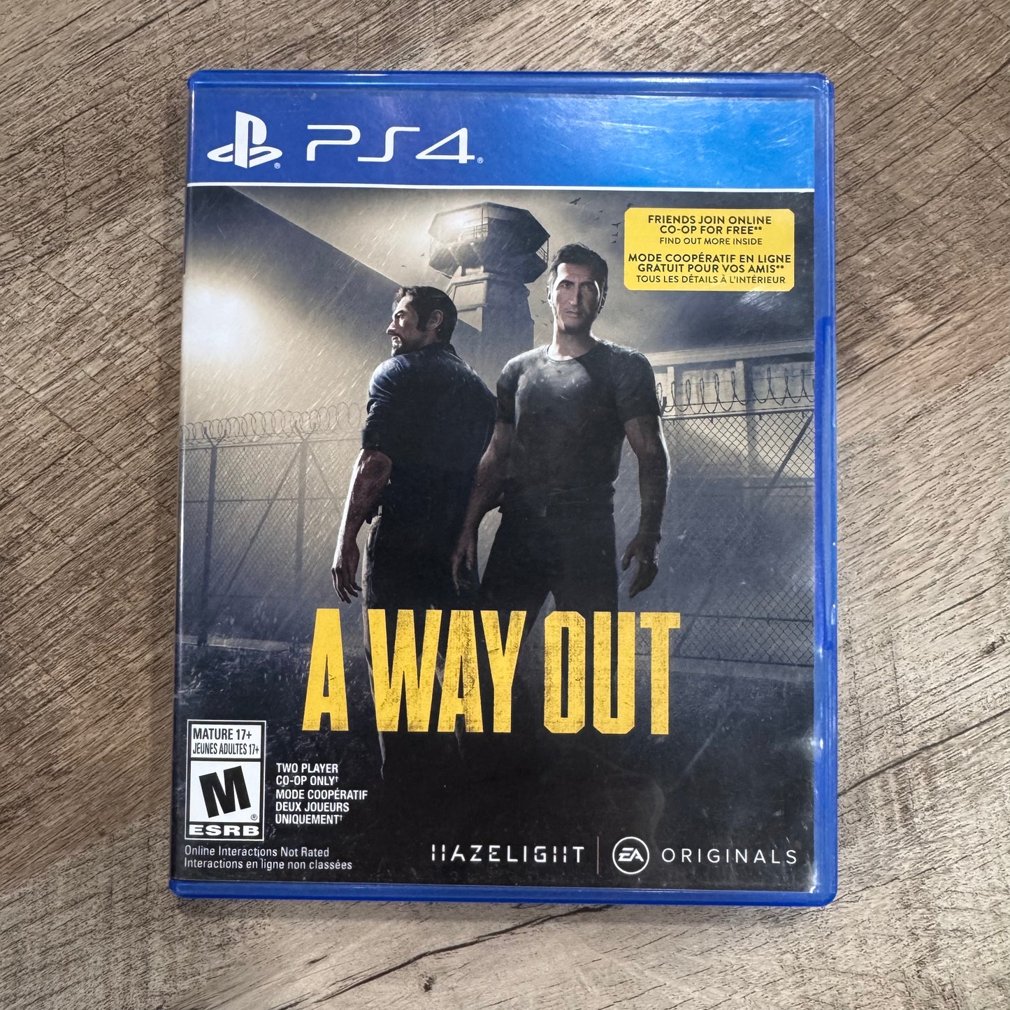 A Way Out (Sony Playstation 4, PS4)