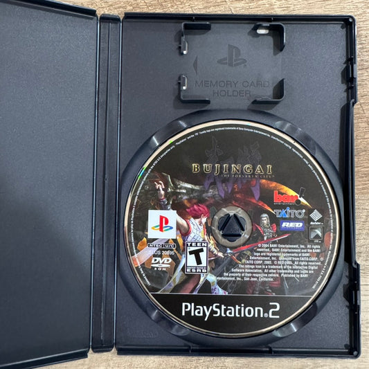 Bujingai: The Forsaken City (Sony PlayStation 2, PS2 2004) Clean Disc & Case/Art