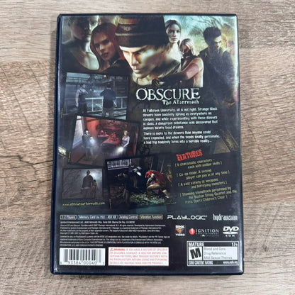 Obscure: The Aftermath (Sony PlayStation 2, PS2 2008) Complete W/ Manual NM!
