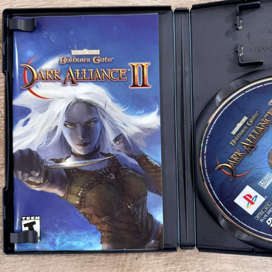 Baldur's Gate Dark Alliance II (PlayStation 2, PS2 2004) CIB🔥Extremely Clean!🔥