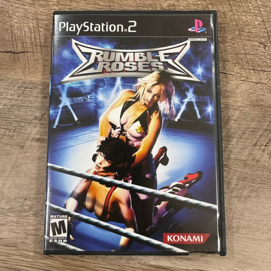 Rumble Roses (Sony PlayStation 2, 2004) CLEAN COPY W/ Case & Clean Disc!🧽🔥