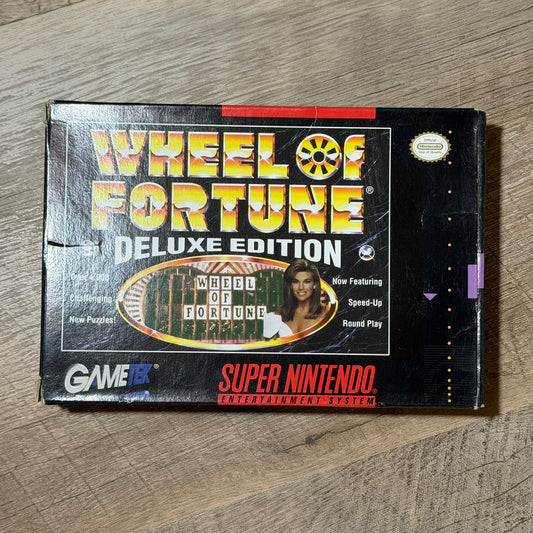 Wheel of Fortune Deluxe Edition (Super Nintendo, SNES)