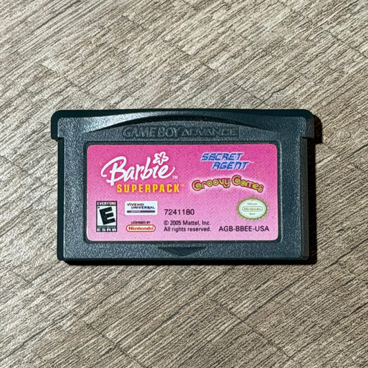 Barbie Superpack: Secret Agent/Groovy Games  (Nintendo GameBoy Advance, GBA)