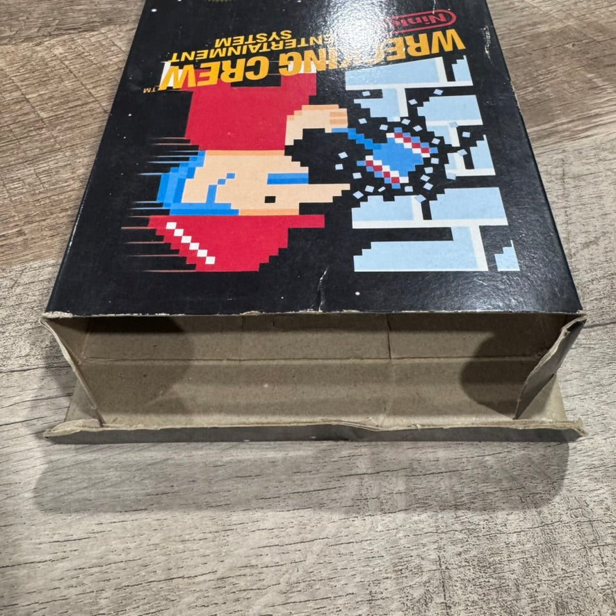 Wrecking Crew (Nintendo, NES 1985) BEAUTIFUL BOX ONLY! W/ Unpunched Hangtab!