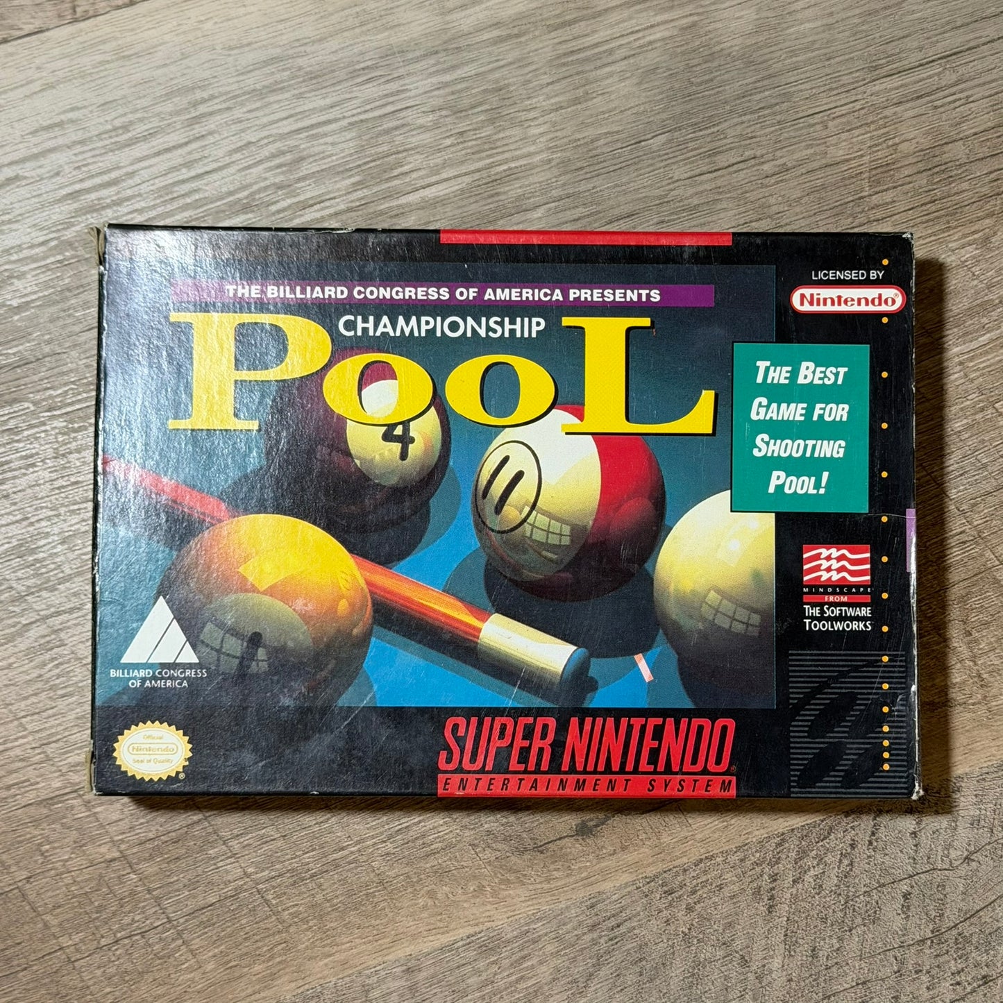Championship Pool (Super Nintendo, SNES)