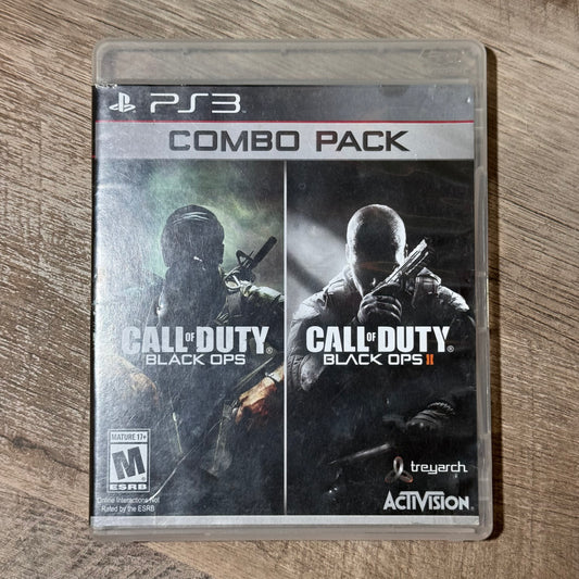 Call of Duty: Black Ops 1 & II Combo Pack (Sony Playstation 3, PS3)