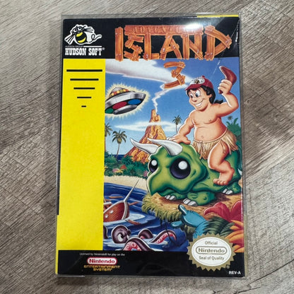 Adventure Island 3 (Nintendo Entertainment, NES 1992) BEAUTIFUL BOX & Foam ONLY!