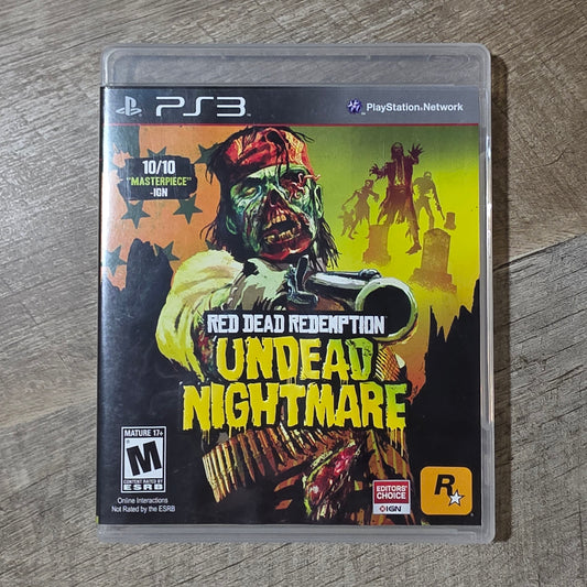 Red Dead Redemption: Undead Nightmare (Sony Playstation 3, PS3)