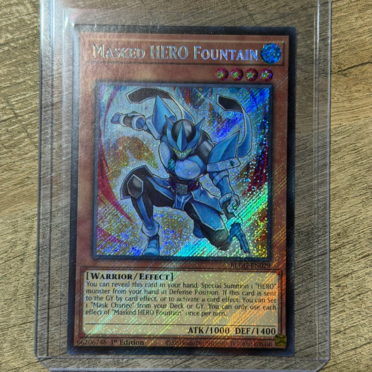 Masked HERO Fountain (BLGG-EN029, Yugioh! TCG)