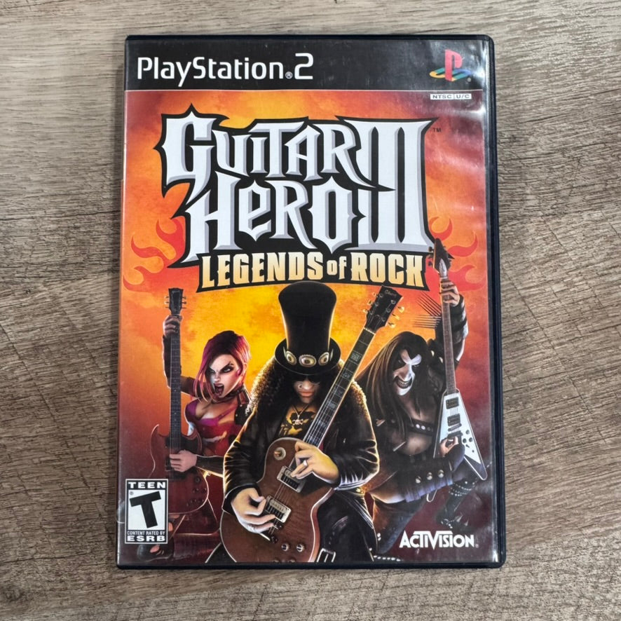 Guitar Hero III: Legends of Rock (Sony Playstation 2, PS2)
