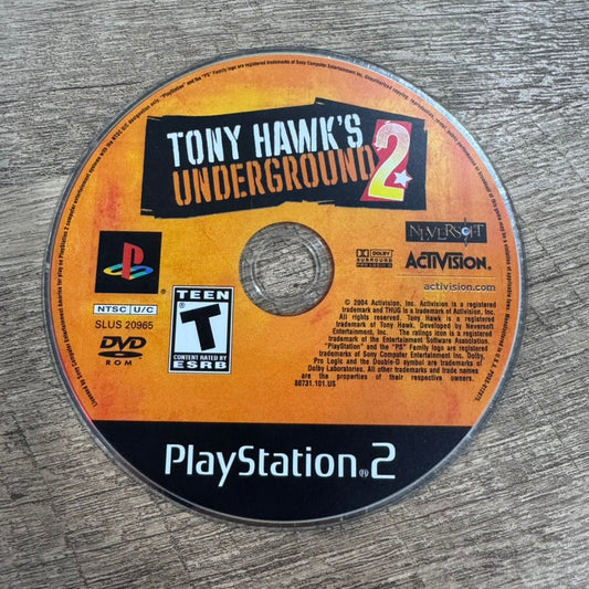 Tony Hawk's Underground 2 (Sony Playstation 2, PS2)