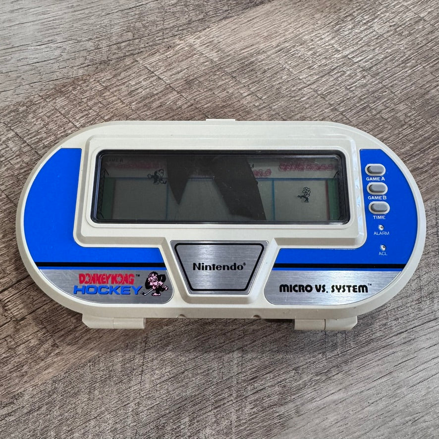 Donkey Kong Hockey HK-303 (Nintendo Micro Vs. System, 1984) Tested/Works !READ!
