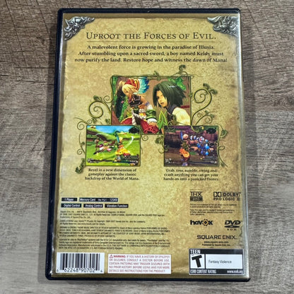 Dawn of Mana (PlayStation 2, PS2 2007) W/ Near MINT DISC, Clean Art & No Manual!