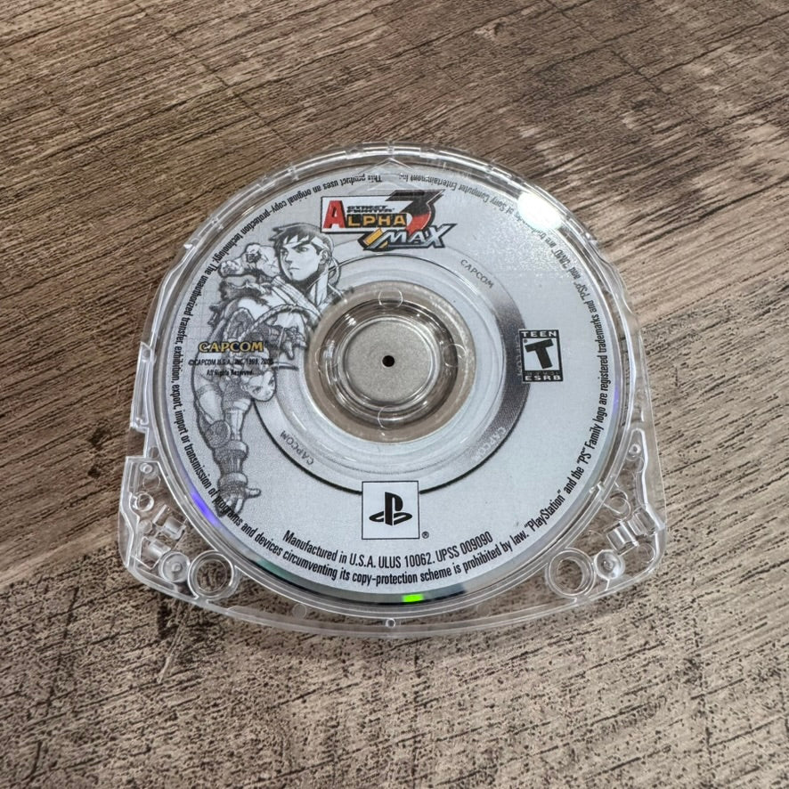 Street Fighter Alpha 3 Max (Sony Playstation Portable, PSP)