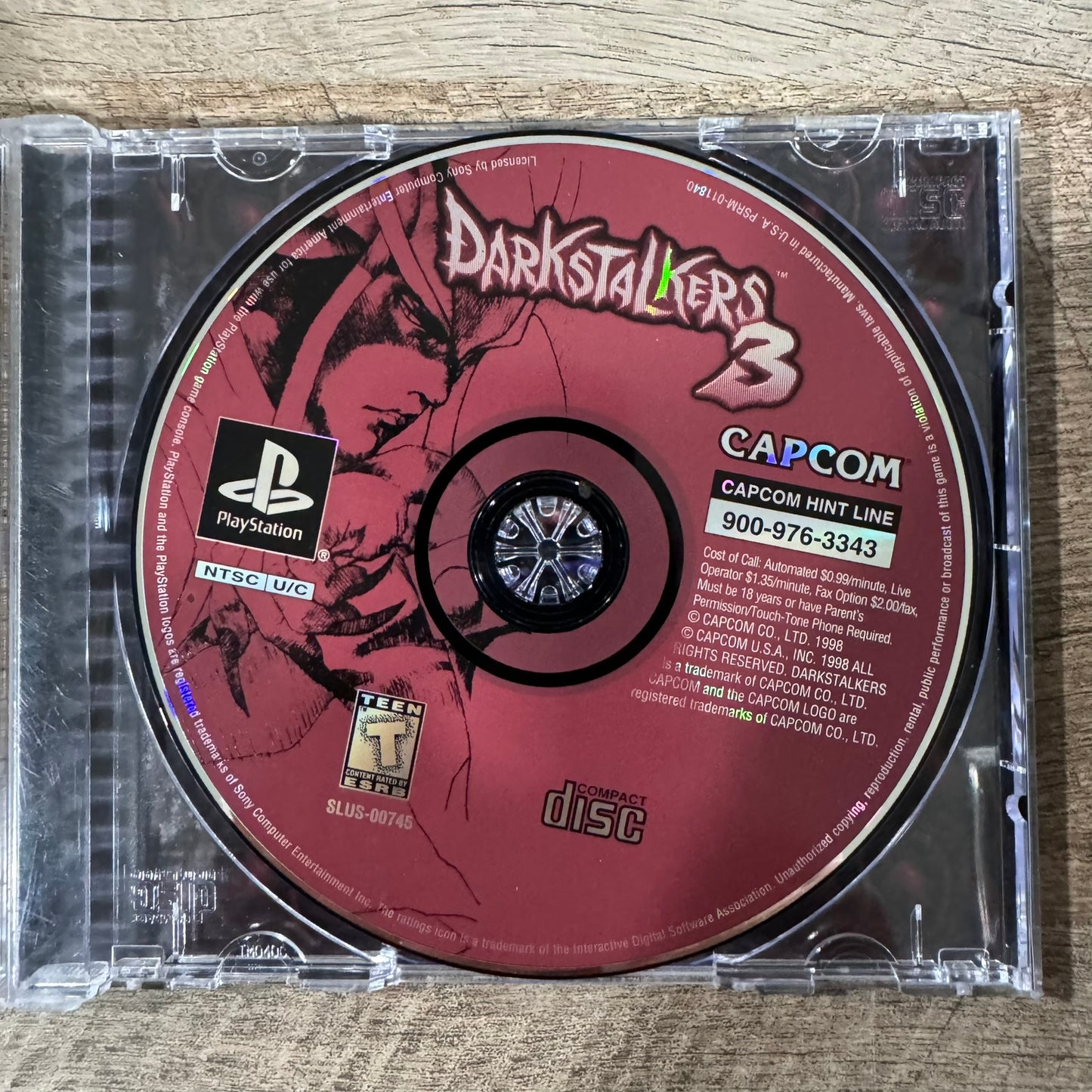 Darkstalkers 3 (Sony PlayStation 1, PS1 1998)CIB W/ Reg. Card & CLEAN Disc!