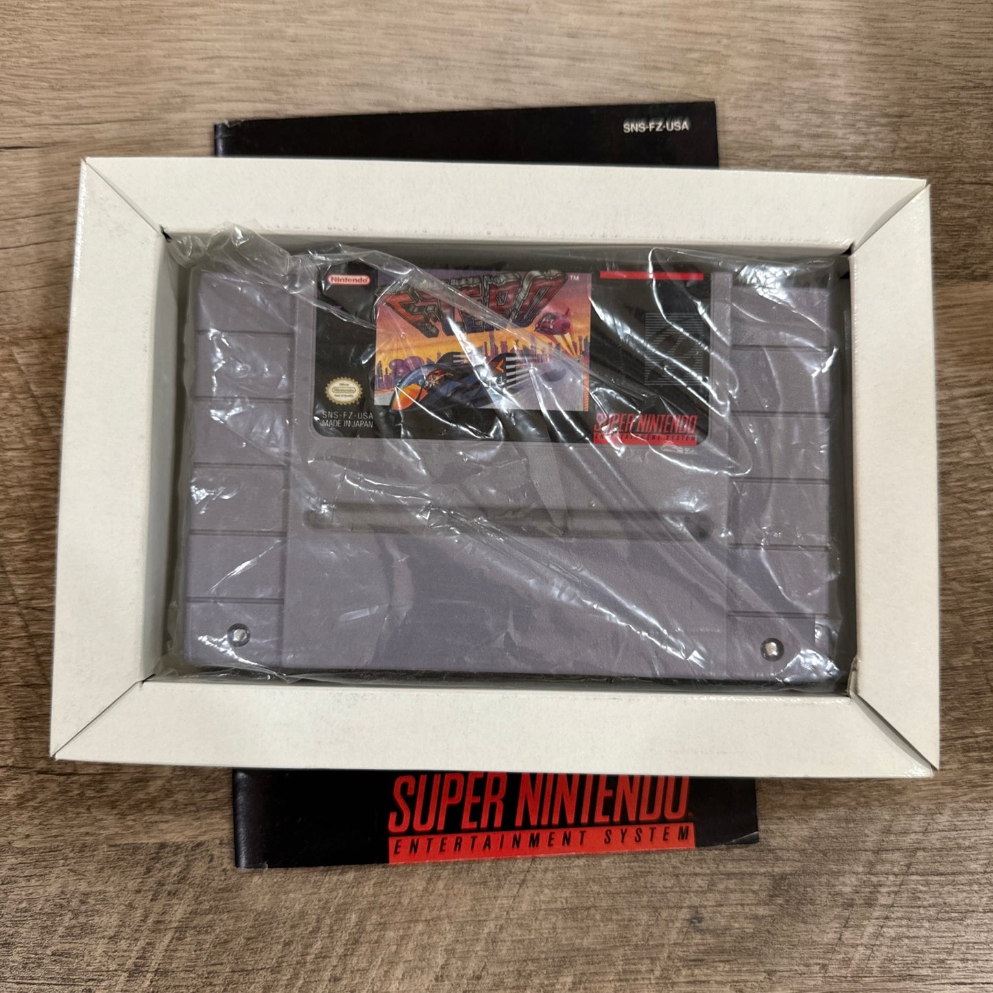F-Zero (Super Nintendo SNES, 1991) CIB Complete Beautiful Copy & Authentic!