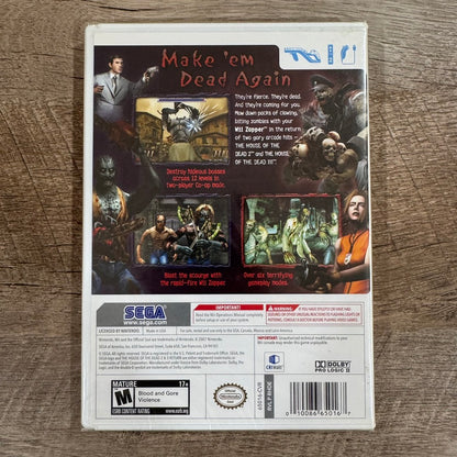 The House of The Dead 2 & 3 Return (Nintendo Wii, 2008) Brand New W/ Minty Seal!