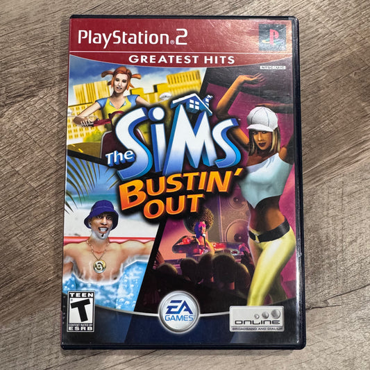 The Sims: Bustin' Out (Sony Playstation 2, PS2)