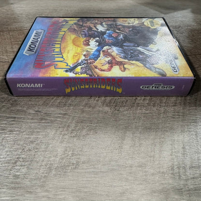 Sunset Riders (Sega Genesis, 1992) CLEAN & Complete W/ Manual, Art & Game Cart!