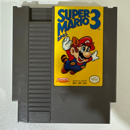 Super Mario Bros. 3 Left Bros. 1st Print NES Authentic Tested CIB Complete