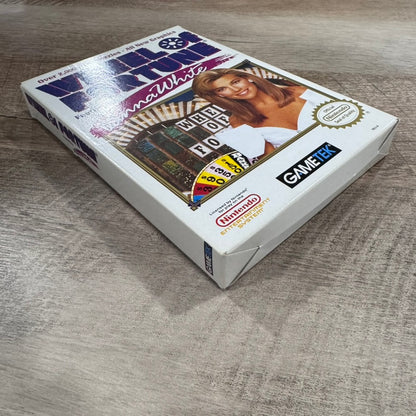 Wheel of Fortune: Featuring Vanna White (Nintendo, NES 1992) W/ Box & Manual!