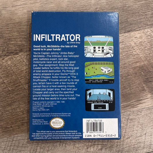 Infiltrator (Nintendo Entertainment System, NES)