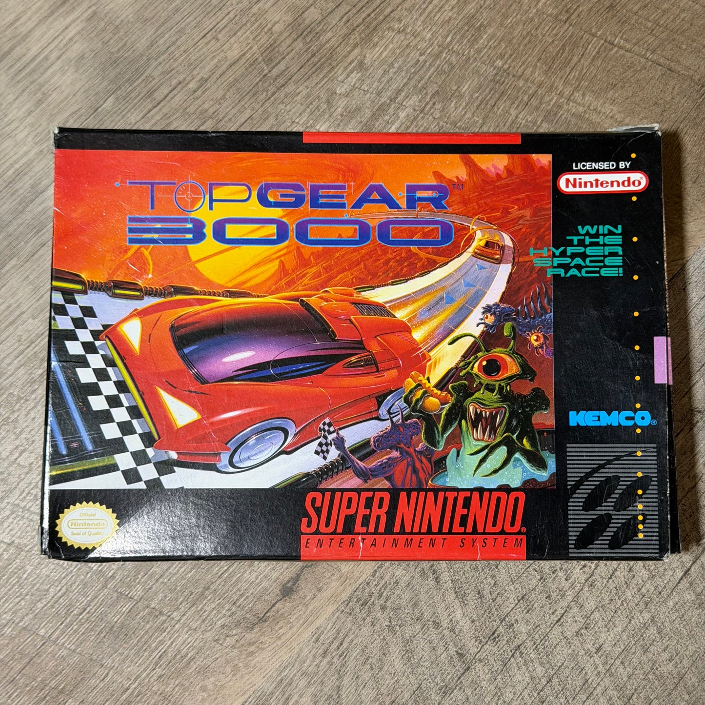 Top Gear 3000 (Super Nintendo, SNES)