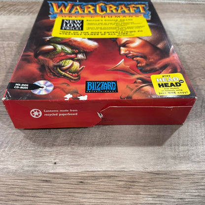 WarCraft: Orcs & Humans (Blizzard PC, 1996) CD-ROM BIG BOX 📦 PC Game