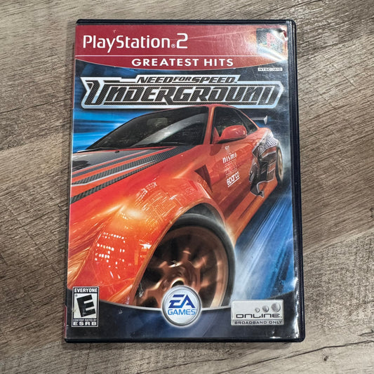 Need For Speed Underground (Sony Playstation 2, PS2)