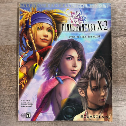 Final Fantasy X-2 Official Strategy Guide (2003, Trade Paperback) W/ Poster
